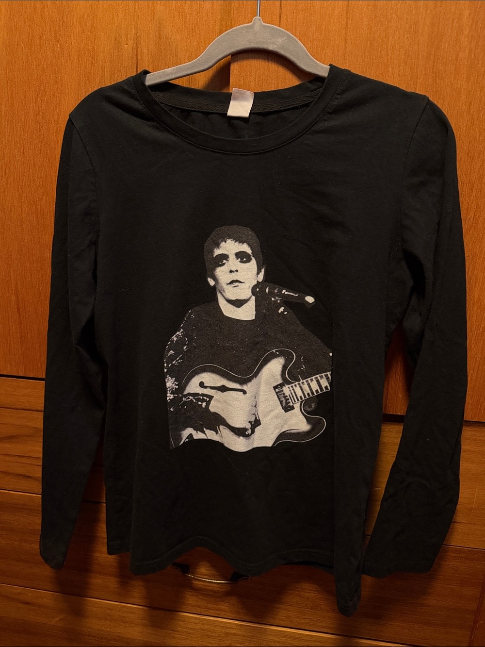 Black Long Sleeve Lou Reed t-shirt